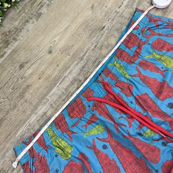 Flomotion Men’s Mahi Print Swim Trunks Bathing Suit Shorts XL - Picture 10 of 14